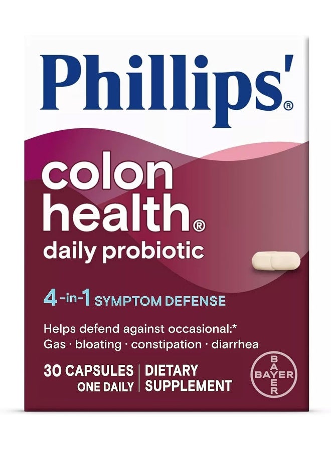 Phillips' Colon Health Probiotic Capsules, 30 Count - Image 1